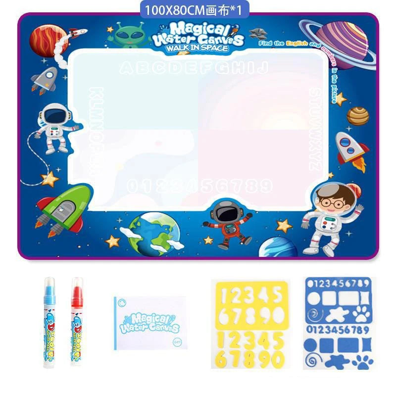 Tapete Mágico de Agua 100x80cm - Juguete Educativo Reutilizable para Niños