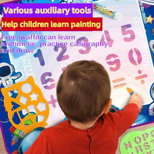 Tapete Mágico de Agua 100x80cm - Juguete Educativo Reutilizable para Niños